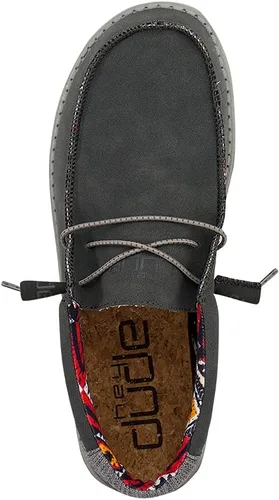 Vista 6 de Hey Dude Wally cuero reciclado para hombre Zapatos para hombre Mocasines con cordones para hombre Cómodo y ligero