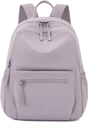 Vista 32 de Tanweibago Mini mochilas de nailon para mujer, mochilas pequeñas de 11L para mujer, mochila ligera casual para mujer, mochila de viaje de compras