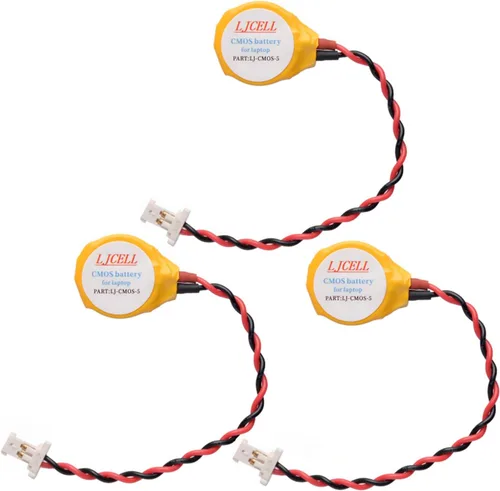 Vista 10 de CMOS ML1220 - Batería para DELL XPS 13 15 9343 9350 9360 9365 BIOS RTC ML1220 Batería con 2 cables y conector