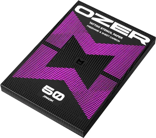 Vista 7 de OZER - Papel de transferencia para tatuajes tamaño A4 x 100 hojas OZER M Papel de Transferencia
