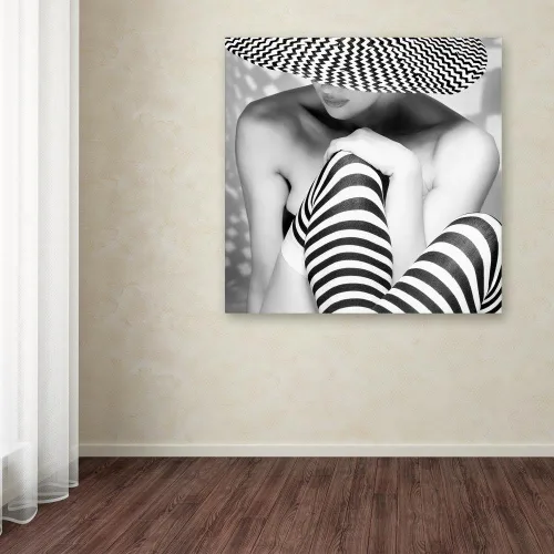 Vista 3 de Trademark Fine Art 1X03825-C1818GG Zagging That Zig, 18 in x 18 in