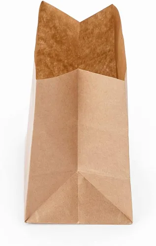 Vista 9 de Restaurantware Kraft Snack Bag 100 unidades 4.25 x 2.5 x 3.75 pulgadas Mini Snack Bag Rectangular Papel Embalaje Kraft