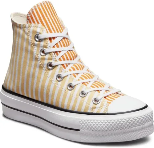 Vista 9 de Converse - Chuck Taylor All Star Tenis de mujer altos de plataforma con diseño de leopardo Negro/Blanco Negro
