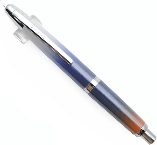 Vista 12 de JINHAO 10 Press Pluma estilográfica retráctil de metal con convertidor de tinta (punta EF 0.38mm, color rojo ágata)