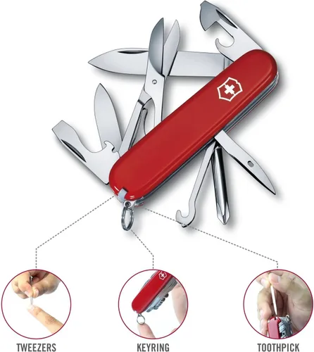 Vista 6 de Victorinox Swiss Army Super Tinker Pocket Tool - Rojo