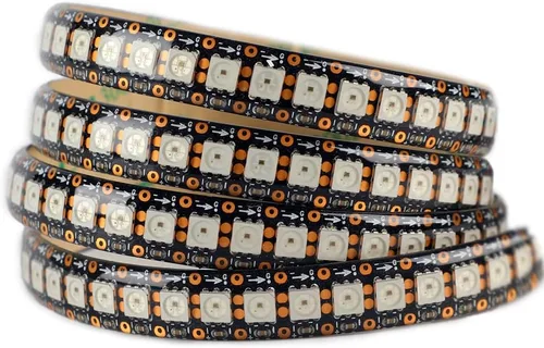 Vista 24 de WS2812B - Tira de LED de 12 V WS2815 (WS2812B actualizado) con luz direccionable individualmente, tira de LED programable con conectores JST-SM de 4