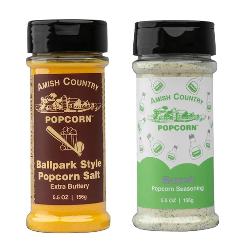 Vista 27 de Amish Country Popcorn Paquete de 6 paquetes de polvo de palomitas de maíz, anticuado, sin OMG