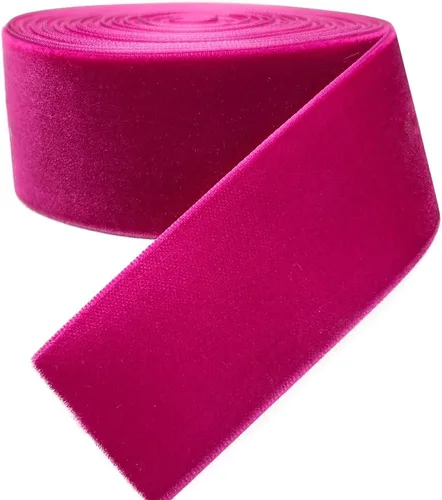 Vista 29 de Chenkou Craft 5 yardas de cinta de terciopelo para decoración navideña y embalaje artesanal