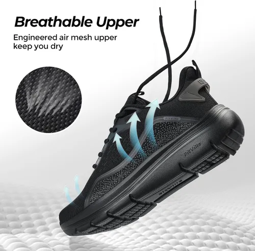 Vista 2 de FitVille Zapatillas deportivas anchas para hombre - Highland Core V3