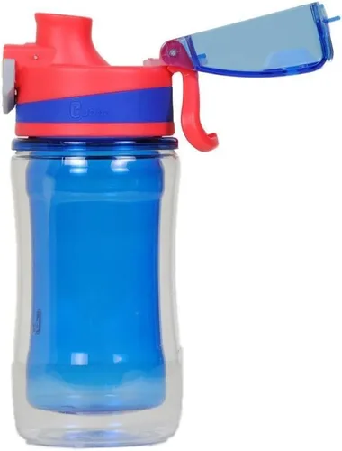 Vista 3 de Bubba Botella Flo Fusion de 12 oz (azul)