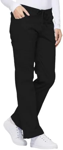Vista 5 de Dickies - Pantalón cargo de tiro medio para mujer, con cordón, ropa quirúrgica