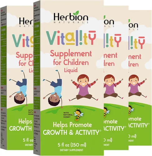 Vista 8 de HERBION Naturals Vitality Suplemento para niños, promueve el crecimiento y el apetito, alivia la fatiga, mejora el rendimiento mental y físico