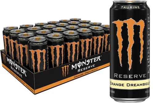 Vista 20 de Monster Energy Rehab Té Verde + Energía, Té Helado Energético, Bebida Energética 15.5 onzas (Paquete de 15) Té helado energético, paquete de 15