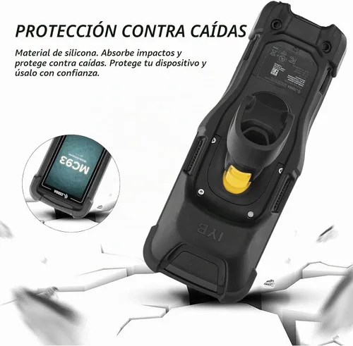 Vista 7 de Cubierta protectora de goma para Zebra MC9400 MC9300 MC9401 MC9450 MC930B MC930P (SG-MC93-RBTG-01)