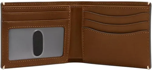 Vista 5 de Fossil Cartera Anderson de piel delgada y minimalista con bolsillo frontal plegable para hombre