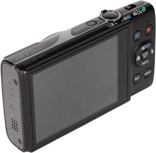 Vista 3 de Canon IXY 650 HS M - Cámara digital compacta color negro, zoom óptico de 12x, apto para viajes, punto y disparo, paquete con tarjeta de 64 GB, bolsa