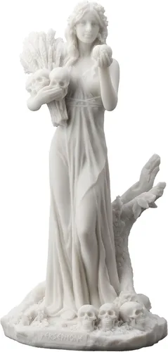 Vista 8 de Veronese Design 6 1/8 pulgadas Perséfone diosa griega de la resina de la escultura de la resina de la escultura de hierro fundido en frío final