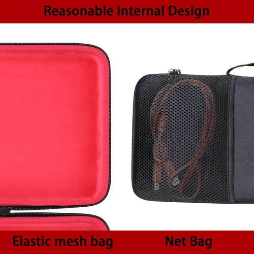 Vista 4 de co2CREA - Funda rígida de viaje para Akai MPK Mini Plus 37 teclas y controlador de teclado Caja de almacenamiento portátil, bolsa protectora