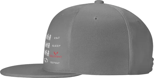 Vista 2 de YGDYFBB Eat Sleep Valorant Repeat - Gorra de béisbol ajustable unisex lavable e informal con visera