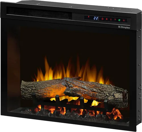 Vista 6 de Dimplex Caja de fuego eléctrica empotrada Multi-Fire XHD de 23 pulgadas con lecho de brasas de acrílico - Negro, XHD23G