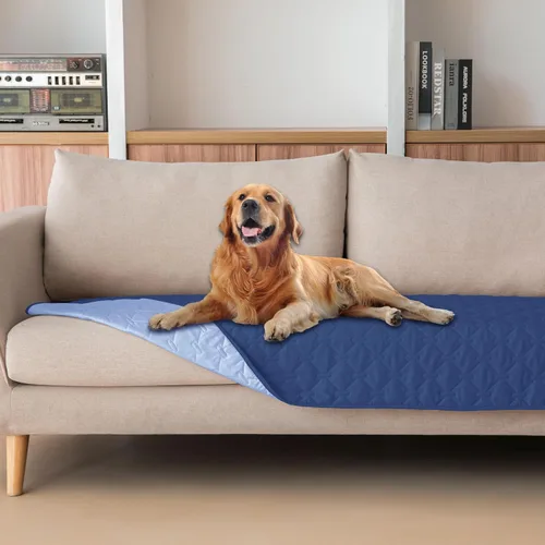 Vista 79 de gogobunny Manta para mascotas 3 veces más resistente, impermeable y a prueba de arañazos; protector de muebles reversible para perros y gatos, funda