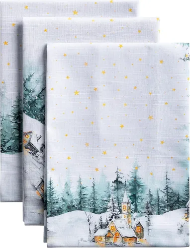 Vista 42 de Maison d' Hermine - Juego de 2 paños de cocina, multiusos, 100% de algodón, suave y absorbente, trapo de cocina, toalla de bar, Birdies On Wire