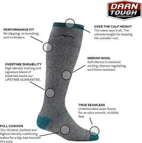 Vista 3 de Darn Tough Mountaineering OTC Extra Cushion - Women's