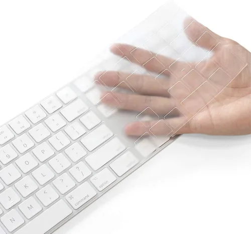Vista 7 de ProElife Funda de teclado para Apple Magic Keyboard 2018-2017 con teclado numérico A1843 US Enter MQ052LL/A Teclado inalámbrico Bluetooth Ultra