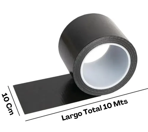 Vista 2 de Cinta Adhesiva Para Reparación Cuero Multiusos 10cm X 10m