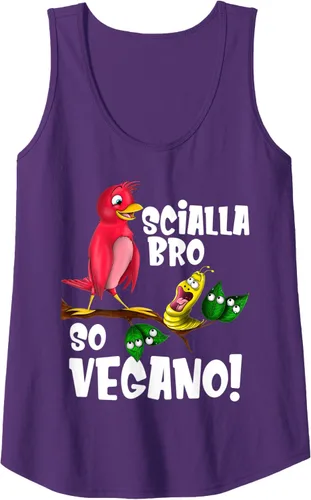 Vista 9 de Scialla Vegano divertente Animalista Vegetariano vegan funny Tank Top