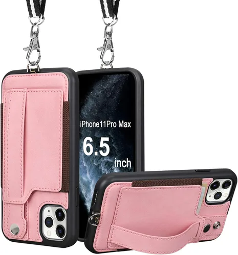 Vista 26 de TOOVREN Funda tipo cartera para mujeres y hombres con tarjetero de cuero (gris, funda para iPhone XR de 6.1 pulgadas)