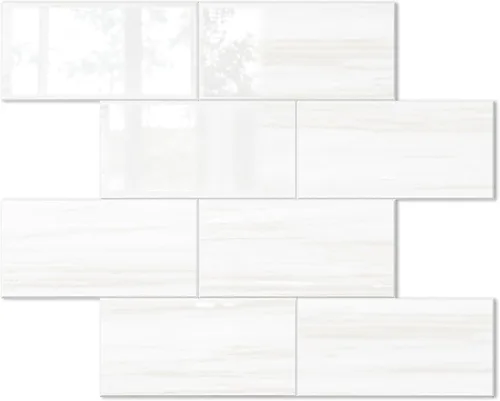 Vista 26 de STICKGOO 10-Sheet Backsplash Peel and Stick Subway Tile, Self Adhesive Vinyl Wall Tiles, Stick on Backsplash for Kitchen and Bathroom(Thicker Design)