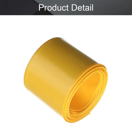 Vista 4 de Othmro Kit de tubos termorretráctiles de batería de 6.56 pies, tubo termorretráctil de PVC con aislamiento de ancho de 1.18 pulgadas, tubo retráctil