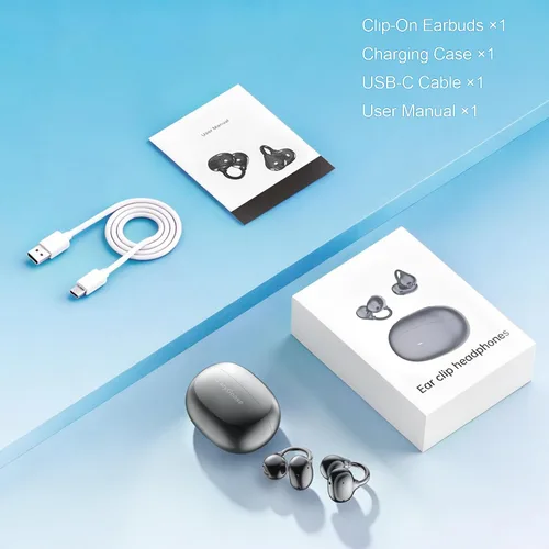 Vista 9 de Auriculares deportivos Bluetooth 6.0 con micrófono de conducción ósea, impermeables, IPX7, resistentes al sudor, para correr, ciclismo, sonido