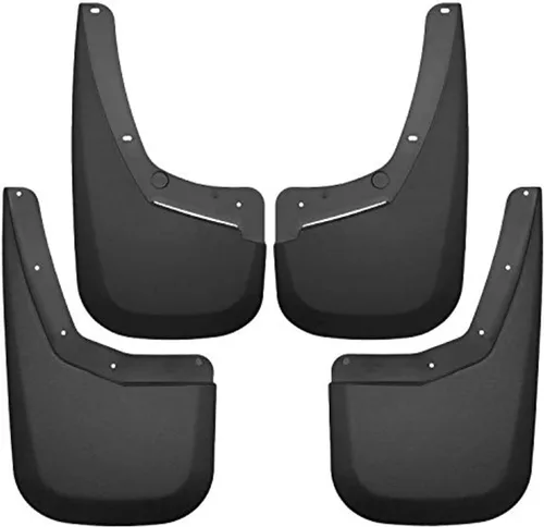 Vista 3 de Husky Liners - Protectores de barro delanteros y traseros Chevrolet Silverado 1500 2007-2013, Chevrolet Silverado 2500/3500 2007-2014 con ruedas