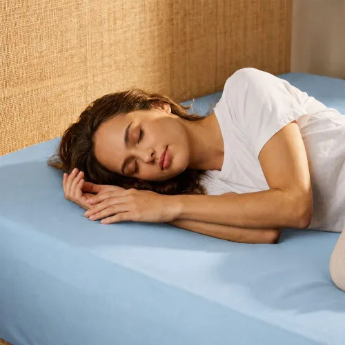 Vista 27 de Sábana bajera ajustable de lujo suave de 600 hilos, 100% algodón egipcio, sábana bajera ajustable individual con elástico alrededor, se adapta a