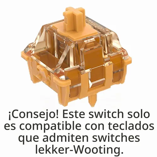 Vista 2 de GATERON Interruptores magnéticos del teclado del sensor del pasillo KS-20 Naranja