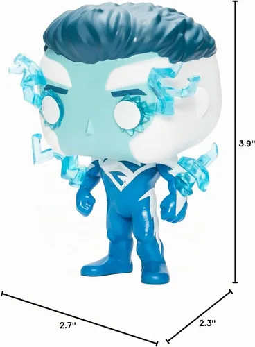 Vista 9 de Funko Superman Blue Pop! Figura de vinilo - Convención 2021 exclusiva