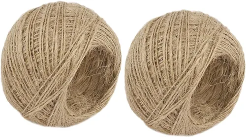 Vista 9 de CORHAD Chic Yute Twine DIY Kits de manualidades Cordeles de yute natural para envolver regalos