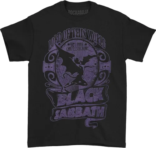 Vista 2 de Black Sabbath - Camiseta para hombre, diseño de señor de este mundo, color negro