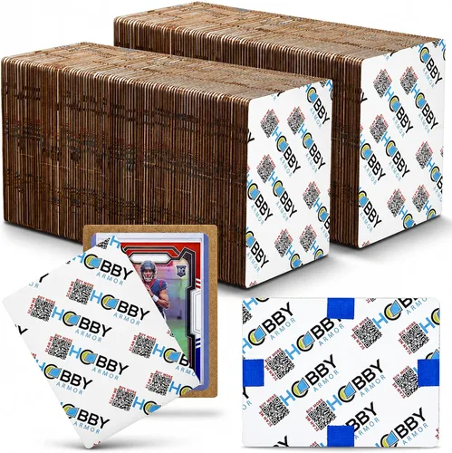 Vista 8 de Hobby Armor - Paquete de 100 protectores de envío de tarjetas coleccionables de 3.5 x 4.5 pulgadas con esquinas redondeadas, protector de tarjetas