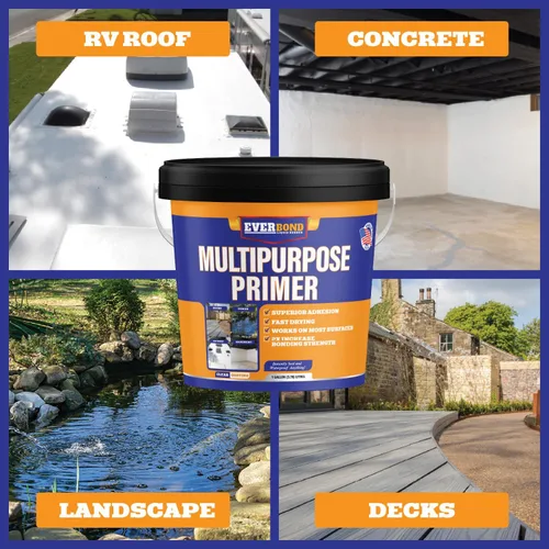 Vista 3 de Imprimación Multiusos - Impregnador para Recubrimientos de Techo - Uso en Goma EPDM, Madera, Fibra de Vidrio, Concreto y Superficies Metálicas