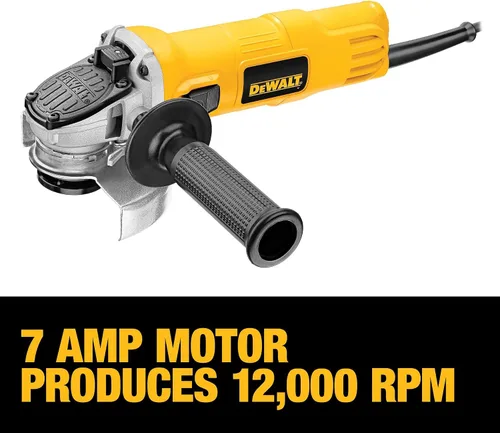 Vista 4 de Moledora angular pequeña DEWALT DWE4011 con protección One-Touch de 4-1/2 pulgadas