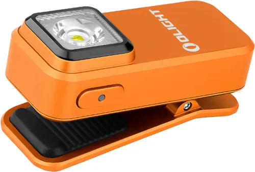 Vista 10 de OLIGHT Oclip linterna recargable EDC de 300 lúmenes con fuentes duales, luz de bolsillo compacta con clip, conveniente carga USB C, luces magnéticas