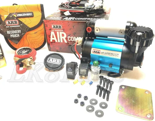 Vista 6 de Proper Spec Kit de compresor de aire Ultimate Wheeler ARB, desinflador de neumáticos E-Z y kit de bomba 4x4