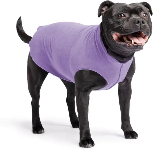 Vista 115 de Abrigo elástico de lana para perro, ropa suave y cálida para perro, suéter elástico para mascotas, lavable en lavadora, ecológico, para todo el año