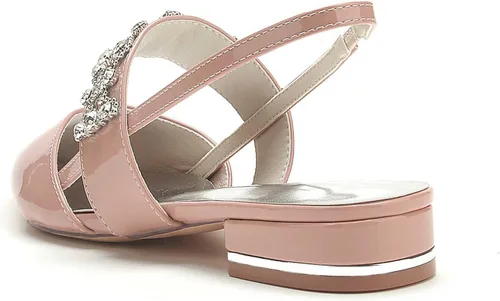 Vista 3 de Zapatos planos I Rhinestone para mujer I Zapatos planos para mujer I Zapatos planos I Zapatos planos Mujer I Zapatos de charol I Zapatos planos