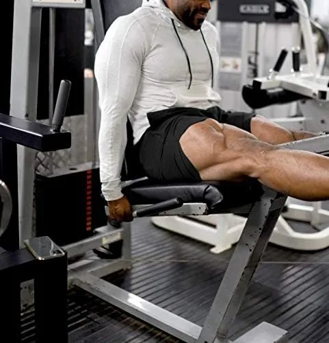 Vista 5 de EVERWORTH Pantalones cortos deportivos para hombre, pantalones cortos de entrenamiento para gimnasio, pantalones cortos casuales para correr