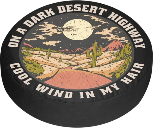 Vista 7 de Cubiertas de neumáticos de repuesto para vehículos recreativos, desierto, viento, paisaje, caravana, remolque, camión, remolque, SUV, RV, universal