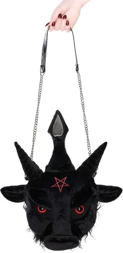 Vista 2 de Killstar Dark Lord Baphomet cabra gótico peluche peluche bolso KSRA002769